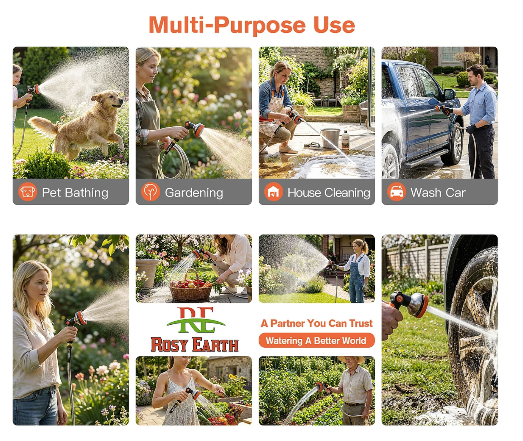 Garden Hose Product Photography